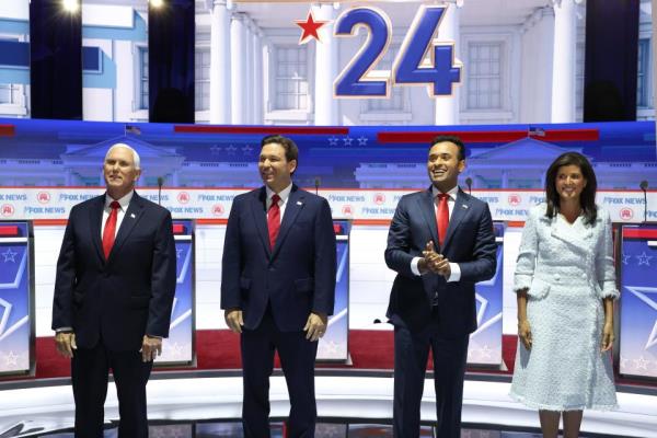 The first Republican debate in Milwaukee